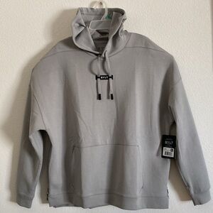 BYLT Premium Basics Roamknit Adapt Gray Hoodie Size XL NWT